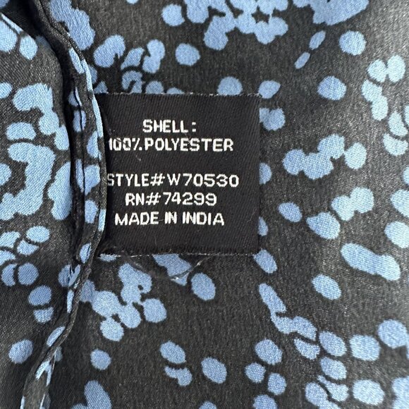 Walter Baker Dress Womens 8 Geo Print Long Sleeve Keyhole Lightweight Resort‎ - Picture 8 of 11